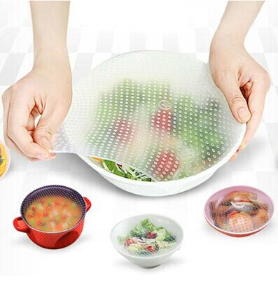 RENJIA Fresh Food Sealed Silicone Magic Wrap Bowl Covers