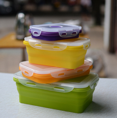 silicone lunch box set