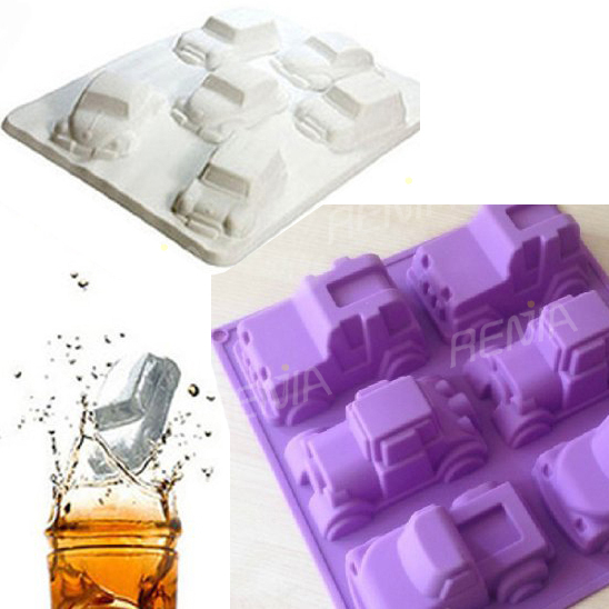 RENJIA silicone ice tray customized shape silicone mini ice trays car ice cube