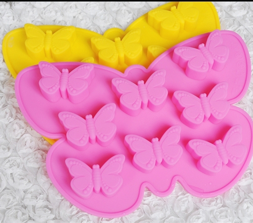 RENJIA cake mold ice tray silicone bakeware custom silicone ice shooter butterfly ice cube tray