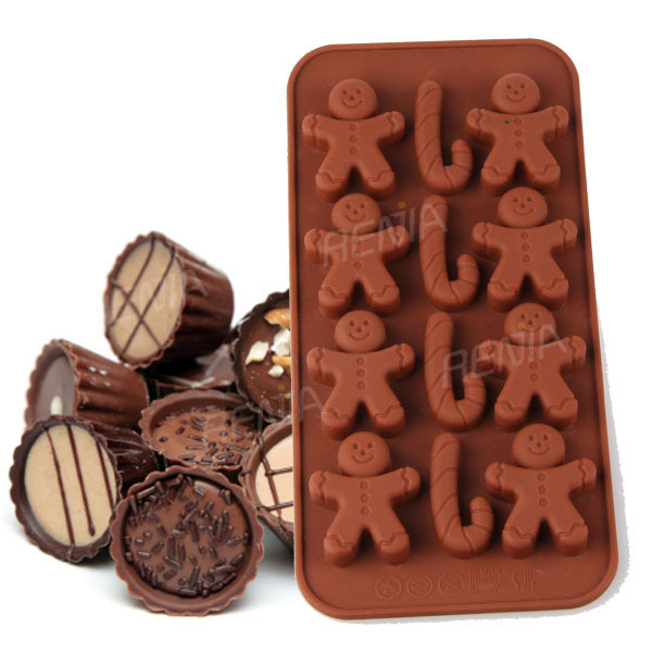 RENJIA chocolate mold tray shaped chocolate tray chocolate shapes silicone ice cube tray