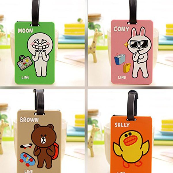 RENJIA personalized plastic luggage tags customised luggage tags singapore silicone durable luggage tags