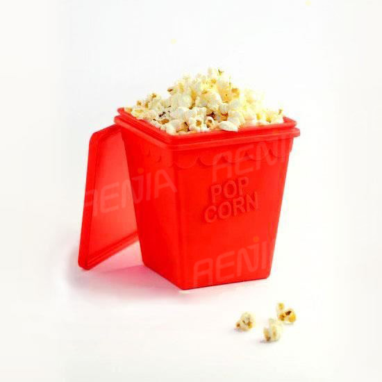 RENJIA silicone popcorn bucket reusable popcorn buckets collapsible silicone microwave popcorn popper