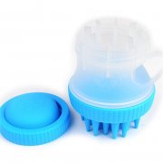 wholesale pet cleaning brush set reusable hair brush for dog easy to clean pet silicone brush