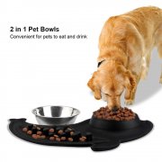 High quality pet slow feeder suction cat cup silicone pet bowl silicone dog bowl