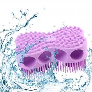 high quality silicone bath body brush kids bath cleaning brush flexible bath brush