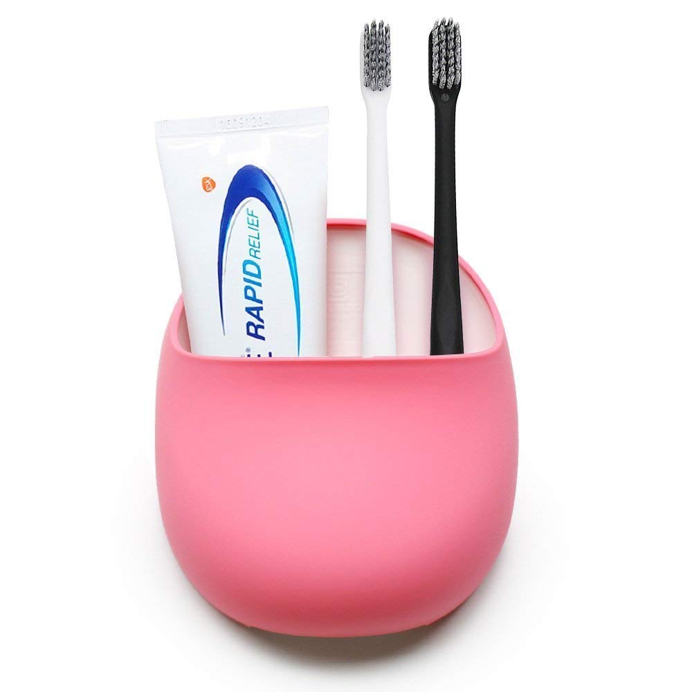 New design toothbrush silicone suction toothpaste cup holder Customized silicone rubber toothbrush holder