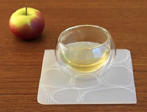 Square desk drink coaster eco-friendly silicone coaster set